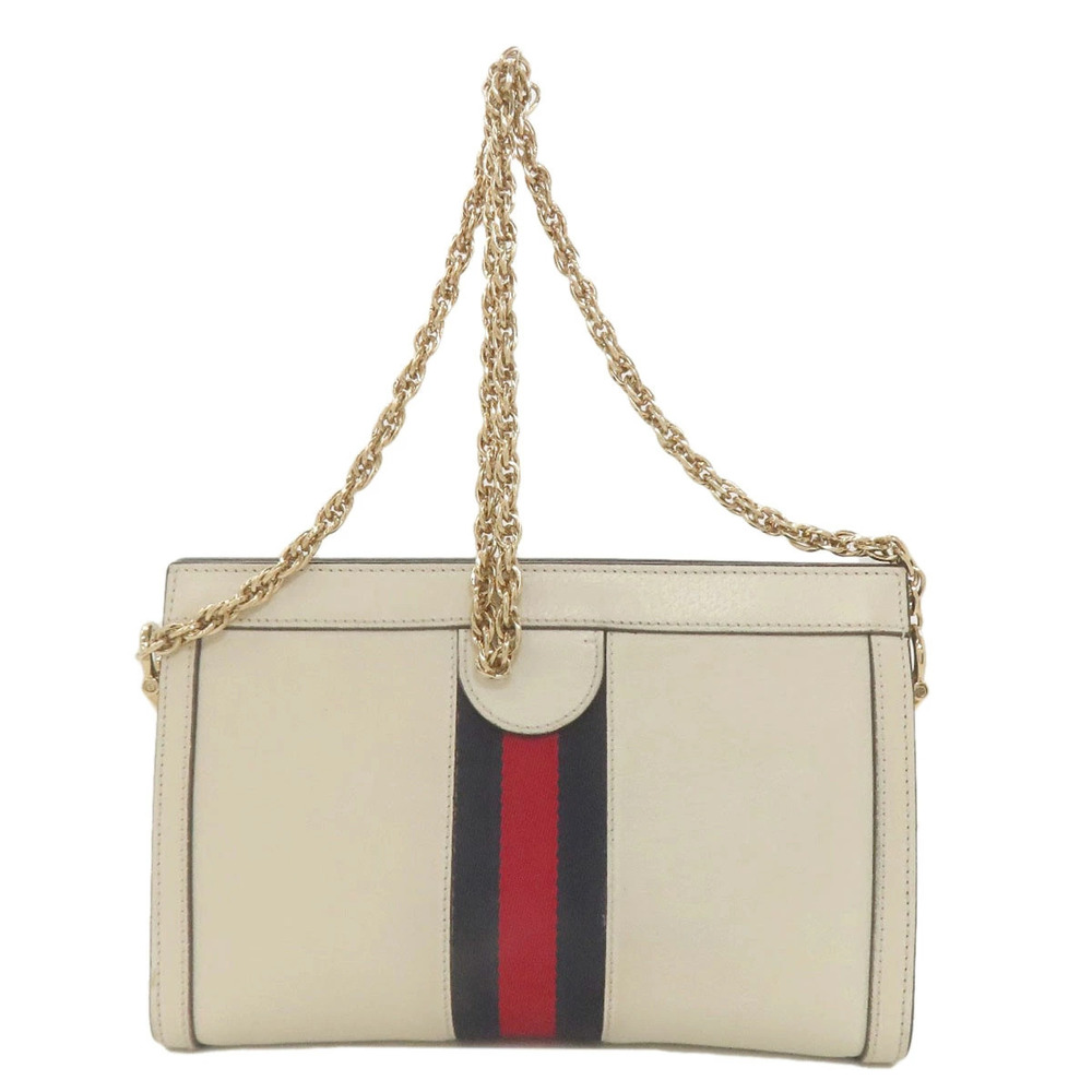 Gucci Bag Shoulder Leather Ophidia Sherry Black